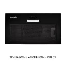 Витяжка повновбудована Minola HBI 5214 BLF 700 LED - мініатюра 4
