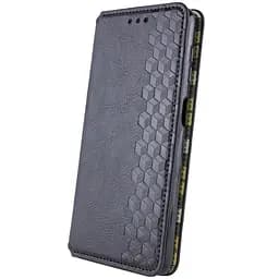 Шкіряний чохол-книжка GETMAN Cubic (PU) для Samsung Galaxy A14 4G/5G Чорний - мініатюра 3