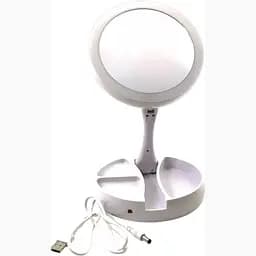 Дзеркальце настільне з підсвічуванням 16х29 см