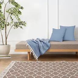 Плед бавовняний Cosas RHOMB CS4 200х230 см синій (Plaid_Rhomb_43Denim_200x230) - мініатюра 3