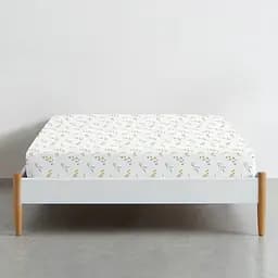Простирадло Cosas на резинці фланель 80х160 pine branchlets cs1, м'ята (Flannel_BudYellowMint_80x160x20) - мініатюра 2