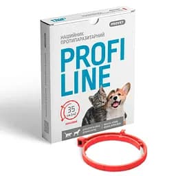 Нашийник протипаразитарний ProVET Profiline для котів та собак дрібних порід 35 см кораловий - мініатюра 4
