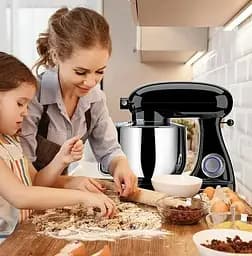 Кухонний комбайн планетарний Cookdeyi міксер тістоміс 1800 Вт чаша 8 л SM 1522NM black - мініатюра 6