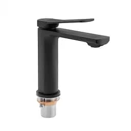 Смеситель для раковины Qtap Slavonice QTSLA1042103B Black Matt Черный матовый