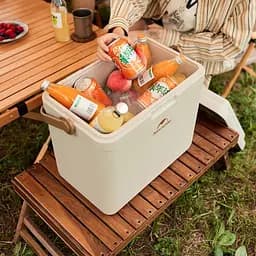 Туристичний холодильник Naturehike CNK2300BS011, 24 л, бежевий - мініатюра 4