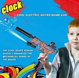 Бластер Pistol Drum Gel Ball 5000 шт. гель кульок з бризками blue - мініатюра 4