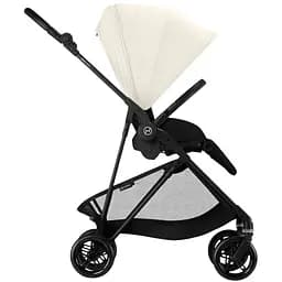 Коляска Cybex Melio Carbon Canvas White з бампером (525000035) - мініатюра 3
