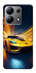 Чохол Demsky Yellow Porsche для Xiaomi Redmi Note 13 4G