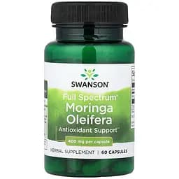 Екстракт морінги олійної Swanson Full Spectrum Moringa Oleifera 400 мг 60 капсул