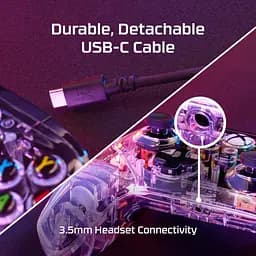 Геймпад HyperX Clutch Gladiate RGB for PC/Xbox Clear (7D6H2AA) - мініатюра 8
