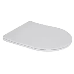 Сиденье для унитаза Mixxus Seat Cover Bevel-2001 с микролифтом 455x380x60 мм MI6718, Белый