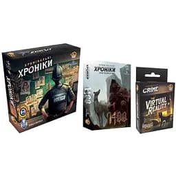 Настольная игра Ігромаг Место Преступления + Место Преступления: Средневековье + VR-очки (укр.) (7373+2)
