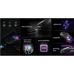 Миша GravaStar Mercury X Pro Interstellar Silver [GSXPRO_GRY] [137945] - мініатюра 8