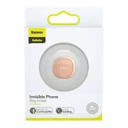 Кільце-тримач Baseus Invisible Phone Ring Holder SUYB-0R Rose Gold - мініатюра 7