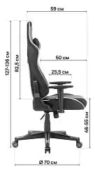 Геймерське крісло GT Racer чорне з фіолетовим (X-2528 Black/Purple) - мініатюра 15