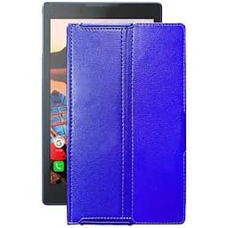 Чехол StatusCASE из экокожи для планшета Lenovo Tab 3 TB3-850f Синий