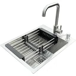 Комплект мийка + змішувач Romzha Arta Nova U-350 (B)