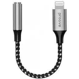 Кабель-переходник звуковой Proove Lightning M - 3.5 мм F 15 см черный SoundMesh Adapter (ACSM00005101)