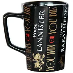 Чашка Warner Bros Frappe Game of Thrones. You win or You die порцелянова чорна 370 мл(75001739)