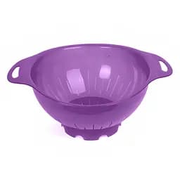 Дуршлаг пластиковый 3 литра диаметр 25 см, Мед Фиолетовый 86701