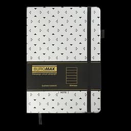 Блокнот діловий Buromax Relax А5 96 арк. в лінійку обкладинка штучна шкіра срібло (BM.295201-24) - мініатюра 2
