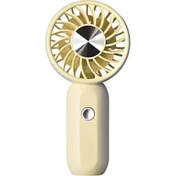 Дитячий портативний USB-вентилятор на акумуляторі бежевий (TML-266)