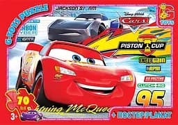Пазлы G-Toys Тачки, 70 элементов, Z10195