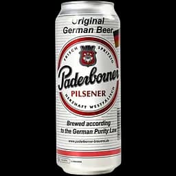 Упаковка пива Paderborner Pilsener світле 4.8% з/б 6 л (12 шт. х 0.5 л) - мініатюра 4