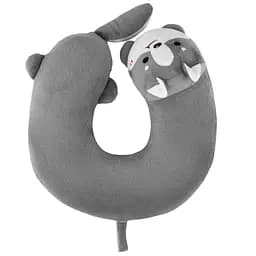 Подушка для шеи Ardesto Travel Grey Cat 28х28 см серая (ART3034NEP)