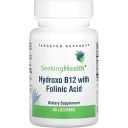 Витамин B12 и фолиевая кислота Seeking Health Hydroxo B12 With Folinic Acid 60 жевательных таблеток