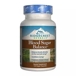 Комплекс для нормалізації цукру в крові RidgeCrest Herbals Blood Sugar Balance 120 гелевих капсул