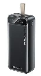 Повербанк Power Bank AWEI PA-12 портативна батарея швидка зарядка 22.5W 30 000 mAh Чорний - мініатюра 2