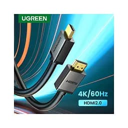 Кабель мультимедійний HDMI to HDMI 3.0m V2.0 Cafule 4K HD104 Ugreen (10108) - мініатюра 4