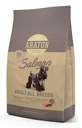 Повноцінний Сухий корм з лососем для дорослих собак усіх порід ARATON SALMON Adult All Breeds 3кг