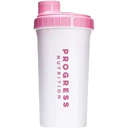 Шейкер Progress Nutrition 700 мл біло-рожевий