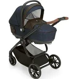 Універсальна коляска 3 в 1 Cam Techno Soul  синя рама чорний карбон (805T/V98/980/724K)