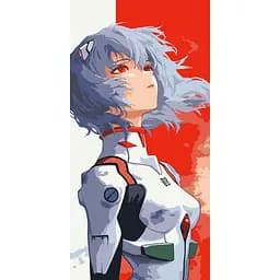 Набір для розпису ArtCraft Аянамі Рей. Євангеліон 40x80 см (16128-AC)