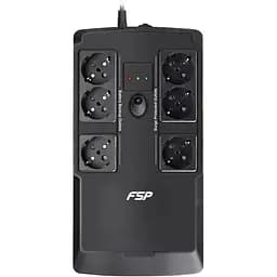 ДБЖ FSP NanoFit 600, 600ВА/360Вт, SCHUKO, USB/2хUSB зар 5V/1A(Max.), AVR - мініатюра 2