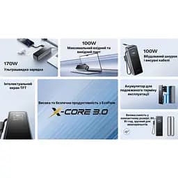 Зовнішній акумулятор EcoFlow RAPID 25000mAh Black [EF-RAPID25K100W-B-EU] [139814] - мініатюра 6