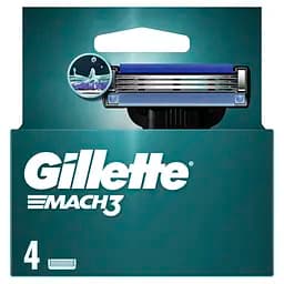 Змінні картриджі для гоління Gillette Mach3, 4 шт. - мініатюра 2
