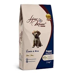 Повнораціонний корм для цуценят How Meow Puppy з ягням та рисом 3кг