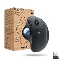 Мишка бездротова Logitech M575 Ergo 910-006221 Graphite - мініатюра 6