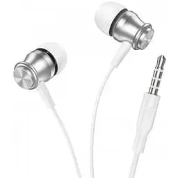 Навушники Borofone Platinum металеві універсальні earphones with microphone BM75 1.2m Hi-Fi чорні - мініатюра 10