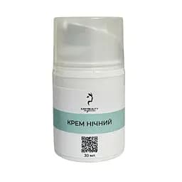 Крем нічний EasyBeautyOrganic anti-age з колагеном та еластином 30 мл