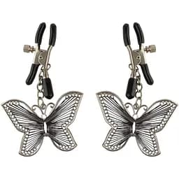 Затискачі для сосків Pipedream Fetish Fantasy Butterfly сріблястий