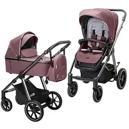 Универсальная коляска 2 в 1 Espiro Bueno 2022 308, розовая (205125)
