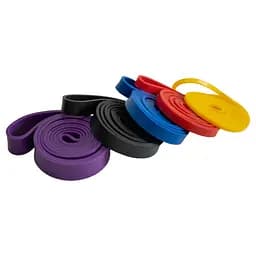 Комплект для фітнесу Hoola Hoop Set 110 см рожевий, з утяжнювачем та гумовими петлями 5 шт - мініатюра 4
