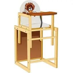 Стульчик и столик для кормления из кожзама Мася №2014