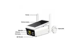 Автономна вулична камера XPRO 2 MP Wi-Fi на сонячній батареї ICSEE (40740-Solar APP ICSEE_1312) - мініатюра 5