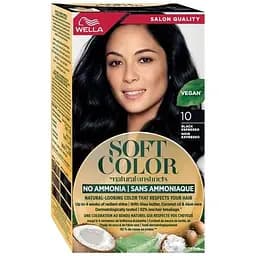 Краска для волос Wella Soft Color Безаммиачная 10 - Черный эспрессо (3616302076796)